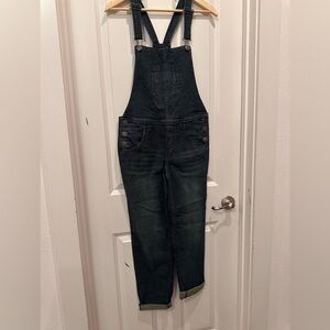 Ladies Guess Dark Denim Overalls